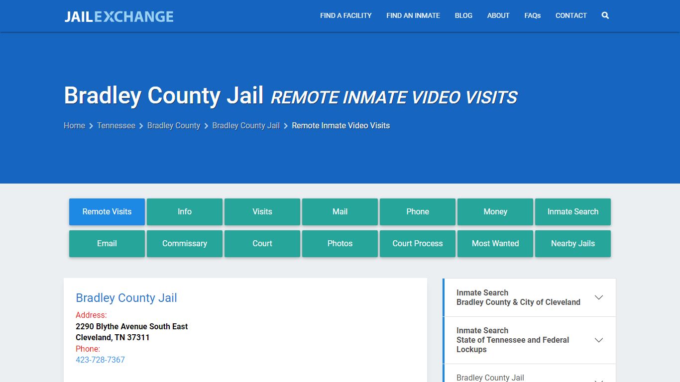 Video Visitation - Bradley County Jail, TN - Jail Exchange